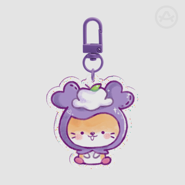TWICE SANA Glitter Acrylic Keychain