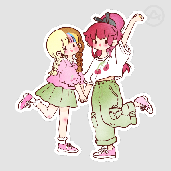 Cherry GalaCUL Die Cut Stickers