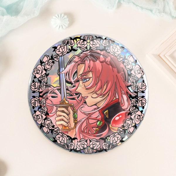 Tenjou Utena Holographic Badge