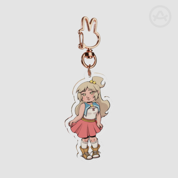 Nia Clear Acrylic Keychain