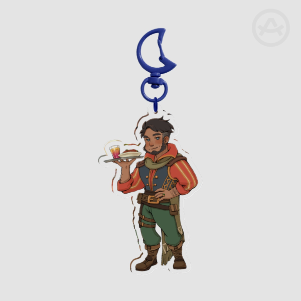 Owen Clear Acrylic Keychain