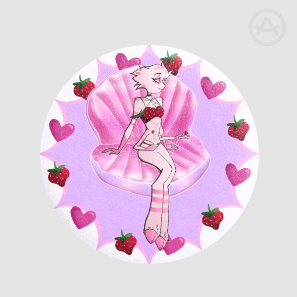 Summer '26 Angel Dust Plush Badge