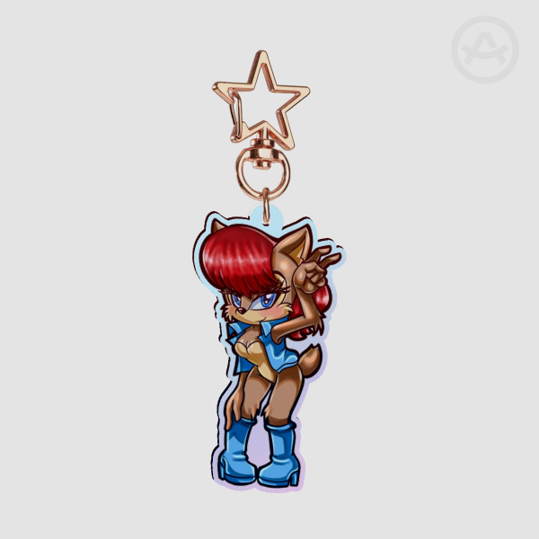 Rainbow Acrylic Keychains