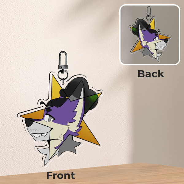 Star Color KeyChain