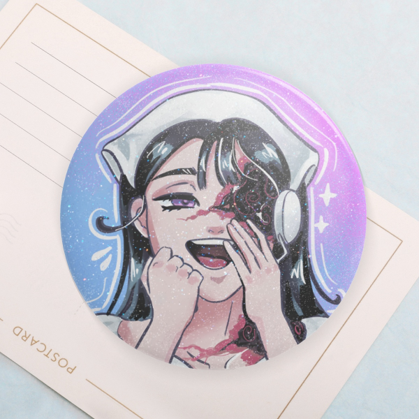 Zombie stage Sua button pin