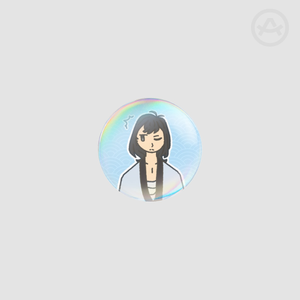 Goemon Ishikawa XIII (Lupin III) Round Badge