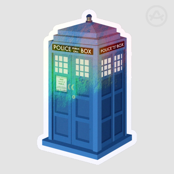 Tardis Die Cut Stickers