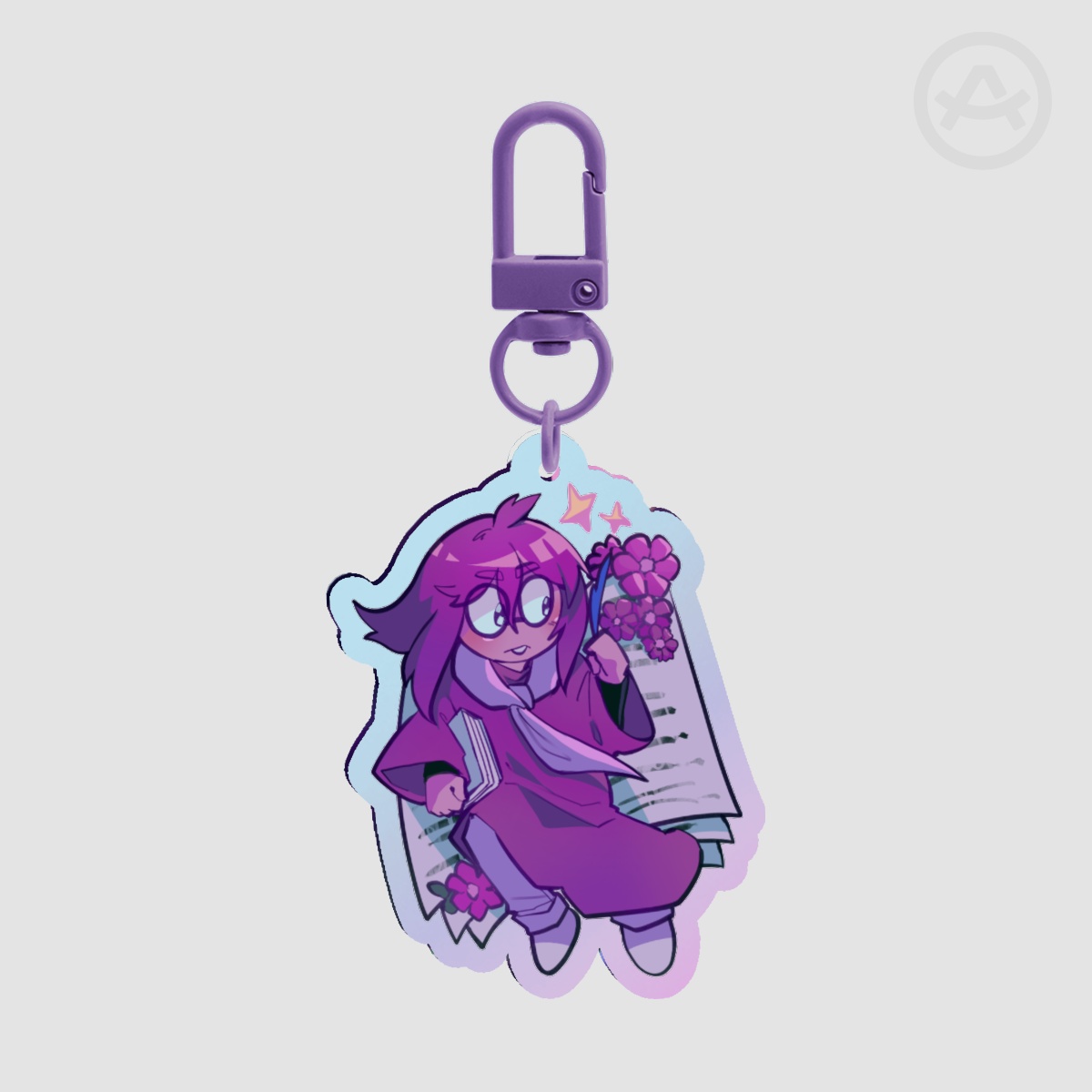 007n7 Colored Edge Acrylic Keychain by Clownboo - ACGGOODS