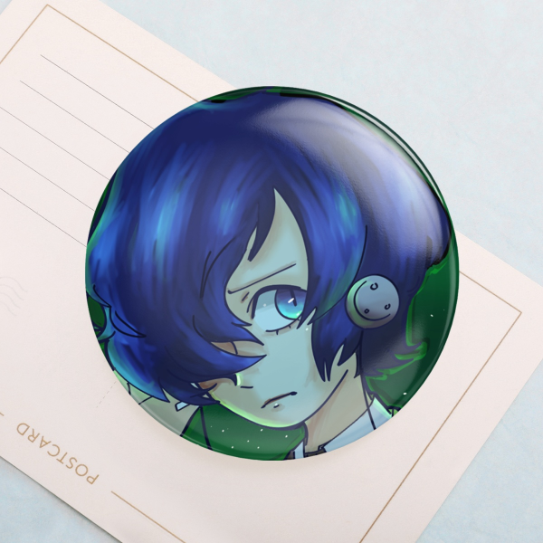 PERSONA 3 Makoto Yuki/ MC Button