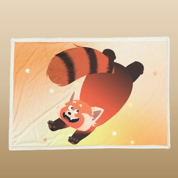 Mei Mei Panda Form Blanket