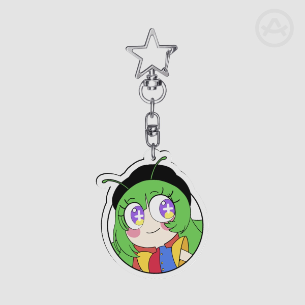 YCH digital circus door icon keychain