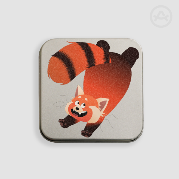 Mei Mei Panda Form Metal Storage Box