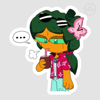 Summertime Quincy: Judgement Die Cut Stickers