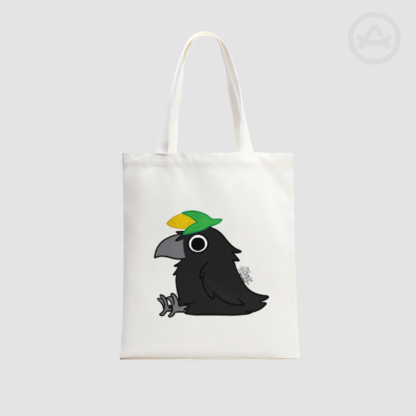 Tiny Crow Tote Bag