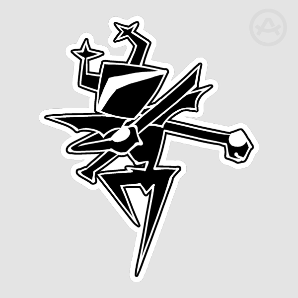 The Roaring Knight Sticker