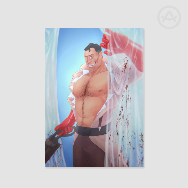 Burly Beast Medic Poster