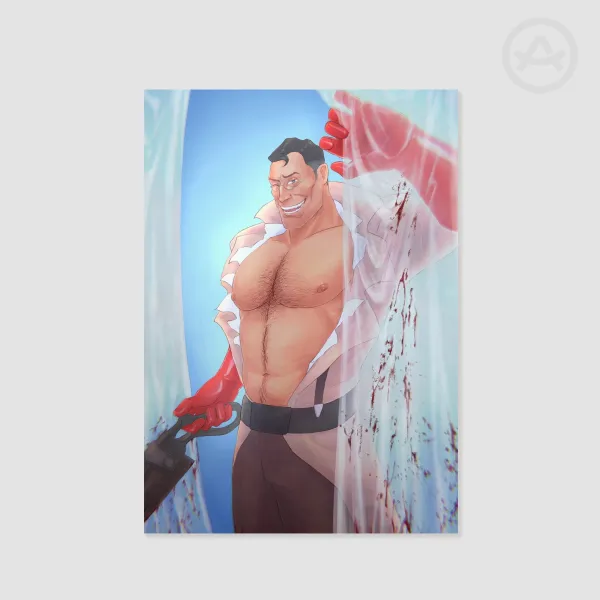 Burly Beast Medic Poster