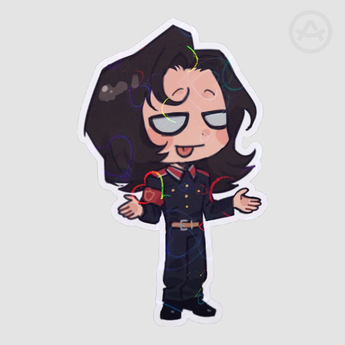 MJ whatzupwitu holographic sticker