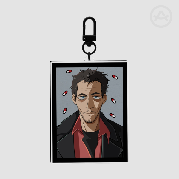 Gregory House Clear Acrylic Keychains