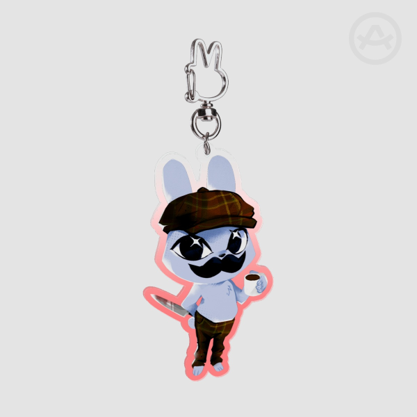 Barney from Animal Hospital Keychain