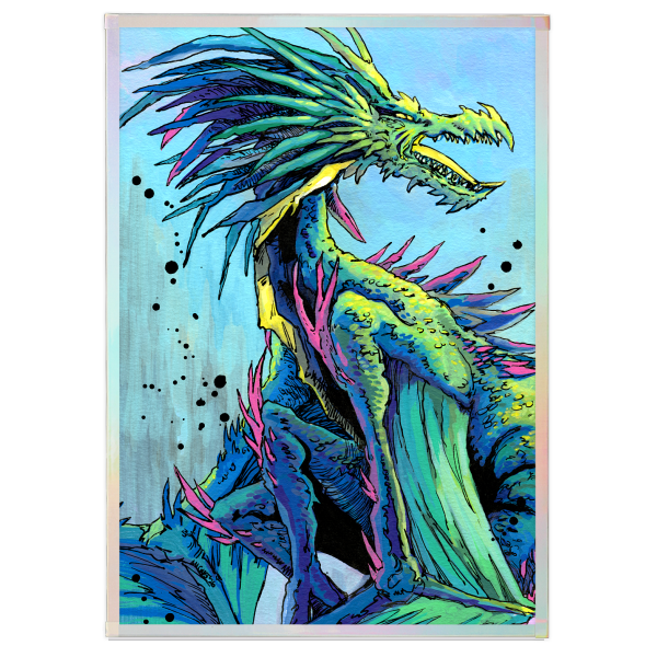 Wyvern Art Board with Rainbow-Edge - 5.8" x8.3"(148x210mm)