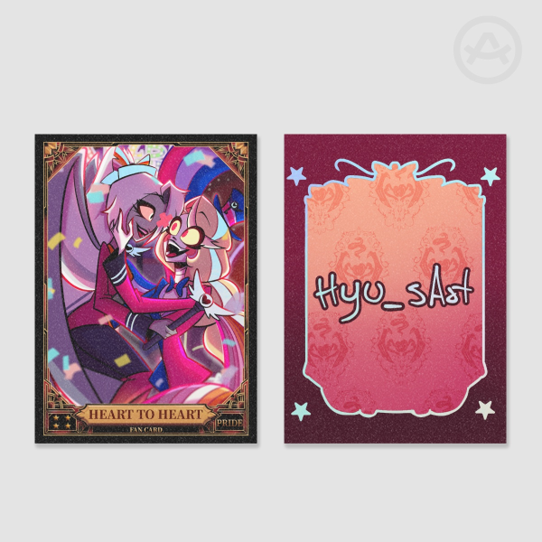 Heart to Heart || holo Chaggi pride fan card