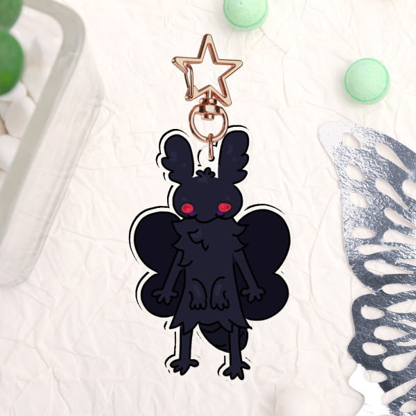 CRYPTID | Double-Sided Acrylic Charm Clear