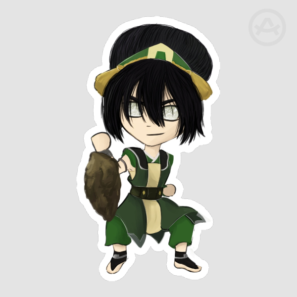 Avatar The Last Airbender Toph Beifong Sticker