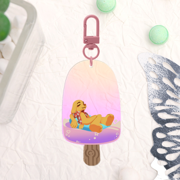 Scratch Popsicle Keychain
