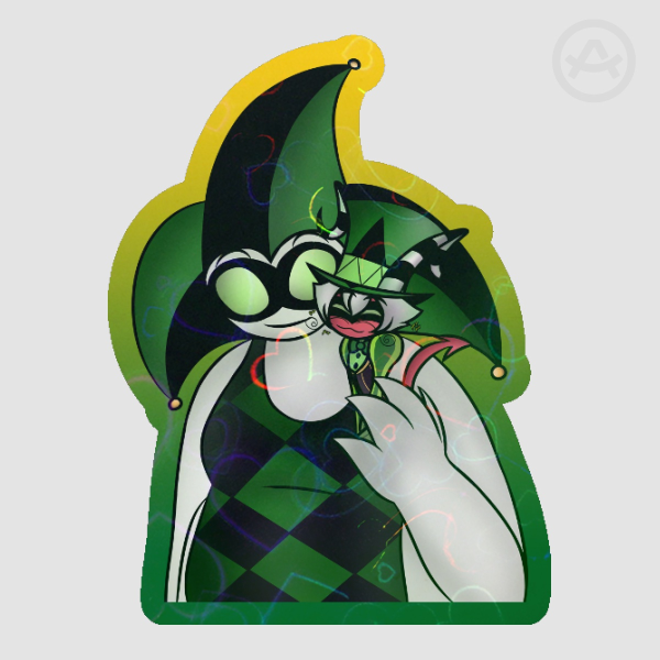 Mammally Colored Edge Die Cut Stickers