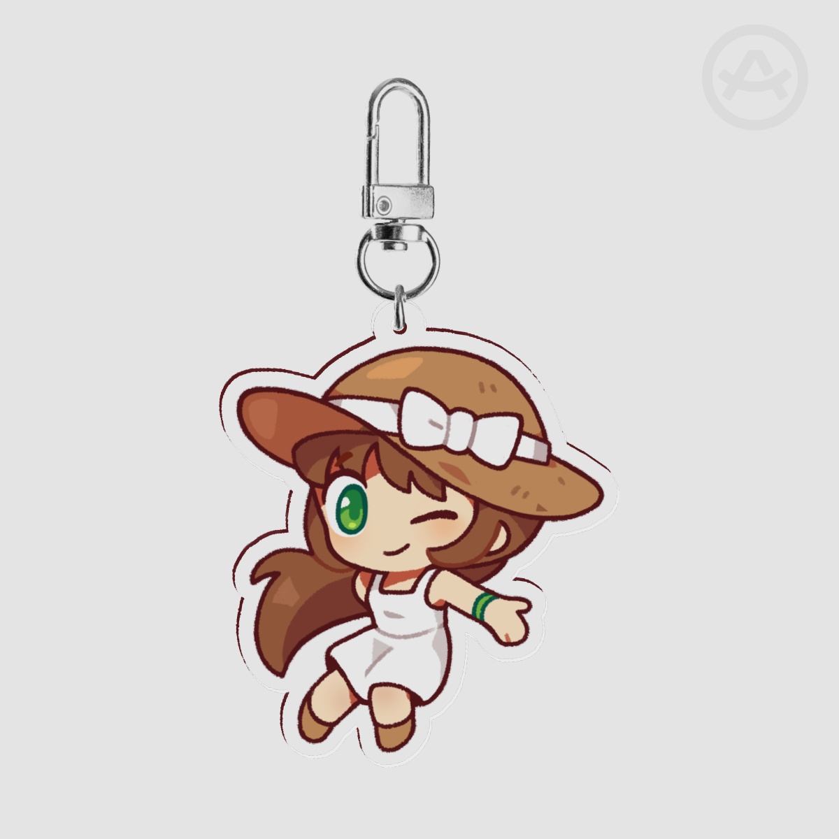 Doki Doki Summer Monika Keychain