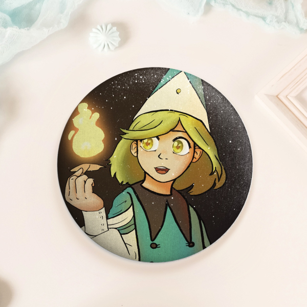 WHA Coco pyroball | Round Badge