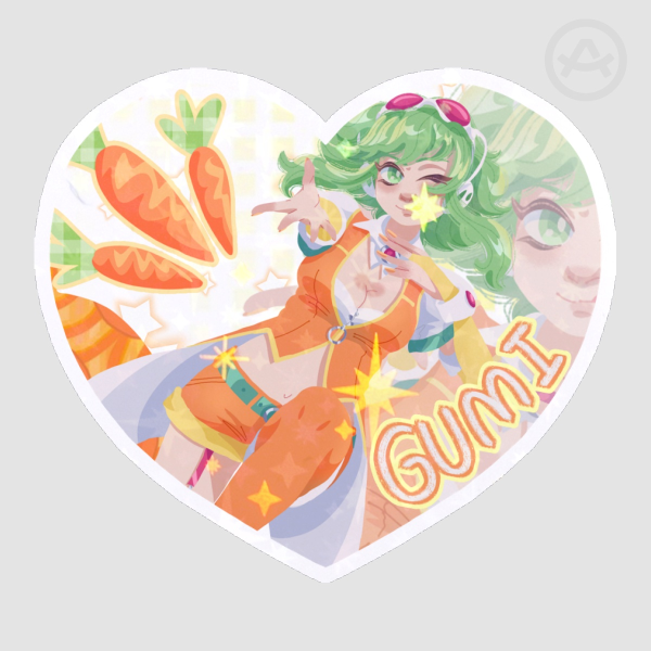 Gumi Heart sticker