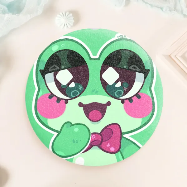 Ribbit Plush Button