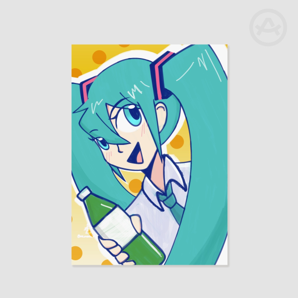 Popipo Miku Poster Printing