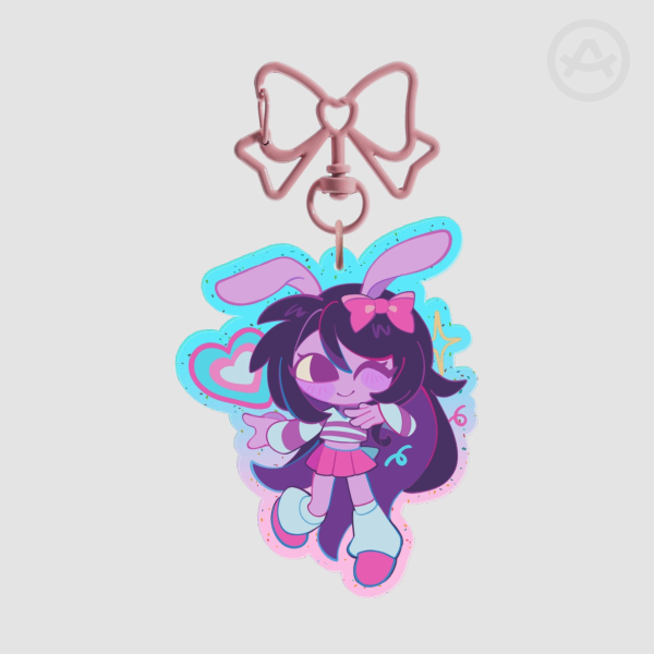 Transfem Jax keychain