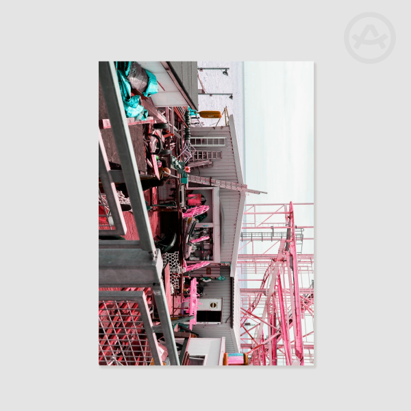 Pink Tracks Poster