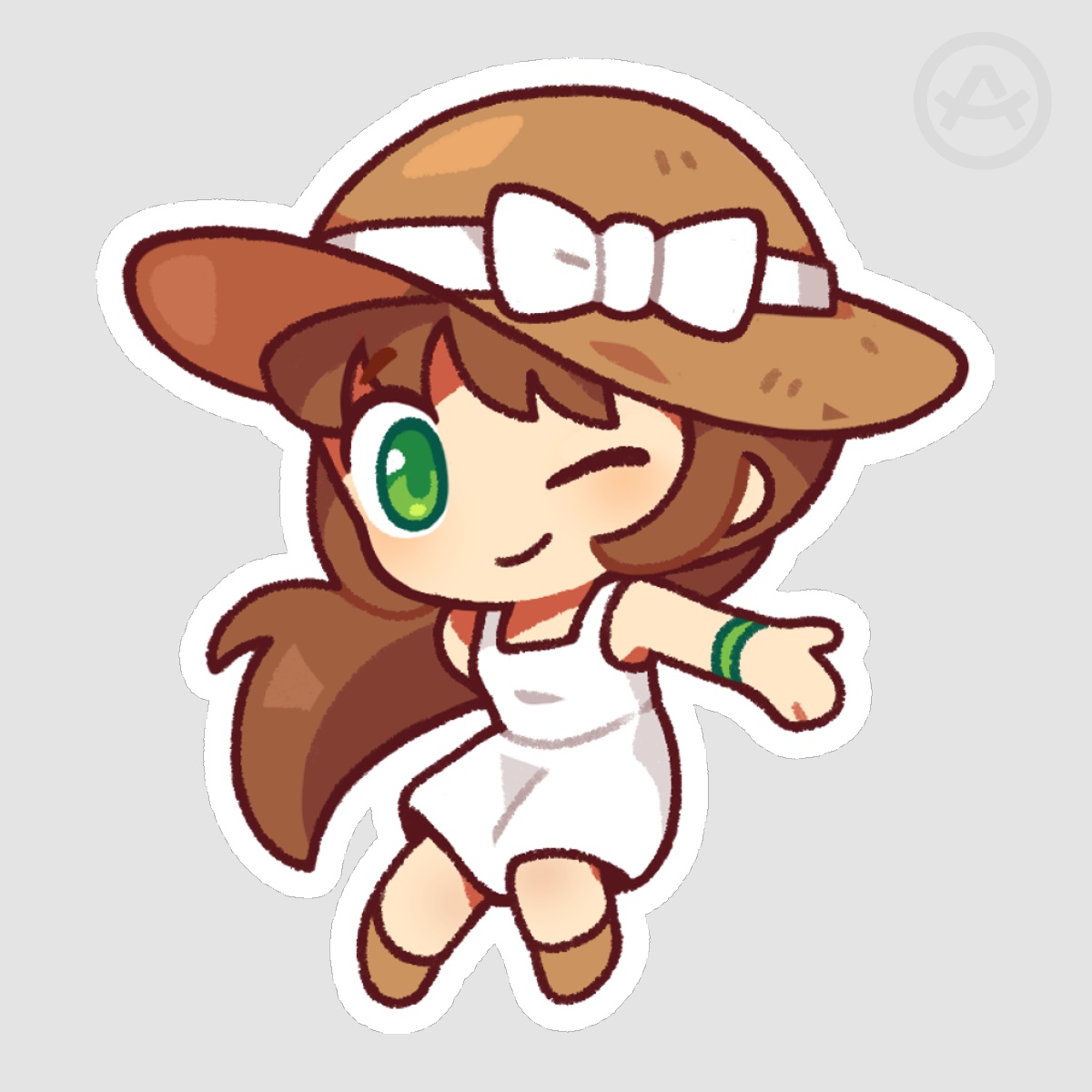 Doki Doki Summer Monika Sticker