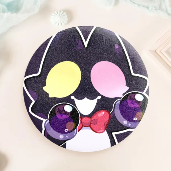 Pluey Plush Button