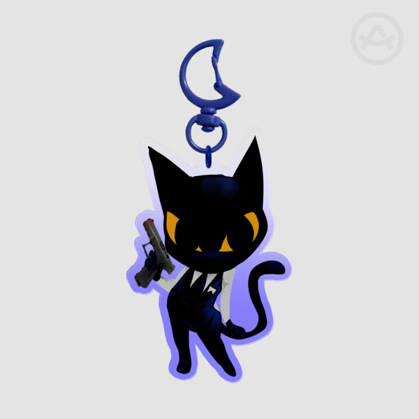 Secret Agent from Animal Hospital Keychain