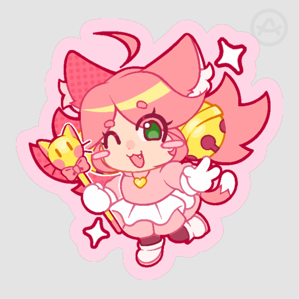 Pink/Mew Mew Sticker