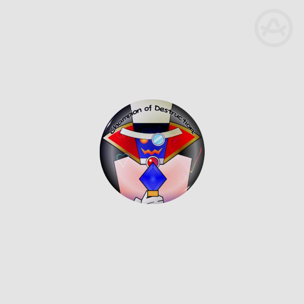 Count Bleck Pin Badge
