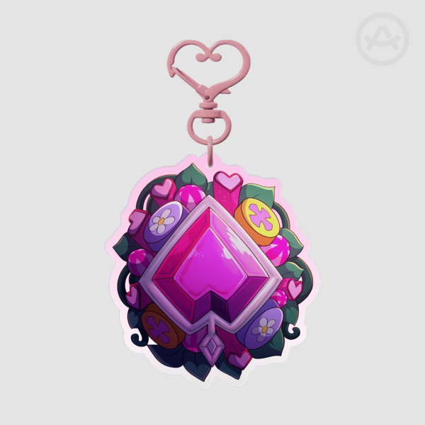 Souljam of Sloth || Colored Edge Acrylic Keychain