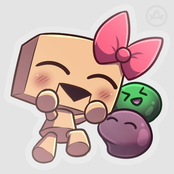 Blockhead & Slimes sticker