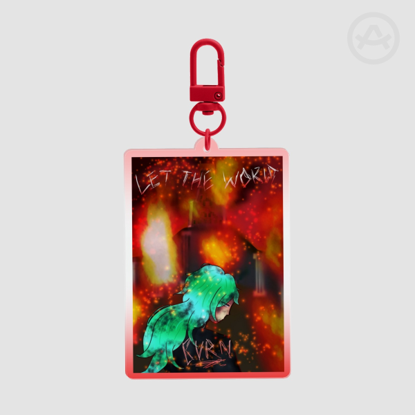 Self Destruction - OC Clear Acrylic Keychain