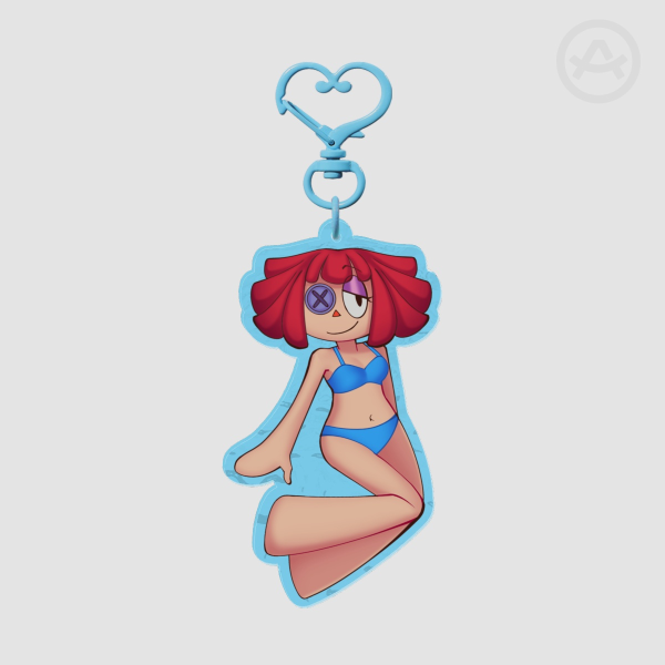 Ragatha Ripple Acrylic Keychain