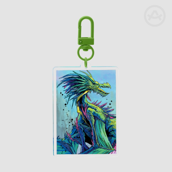 Wyvern Clear Acrylic Keychains