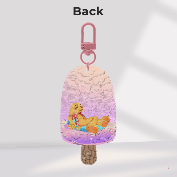 Scratch Popsicle Ripple Keychain