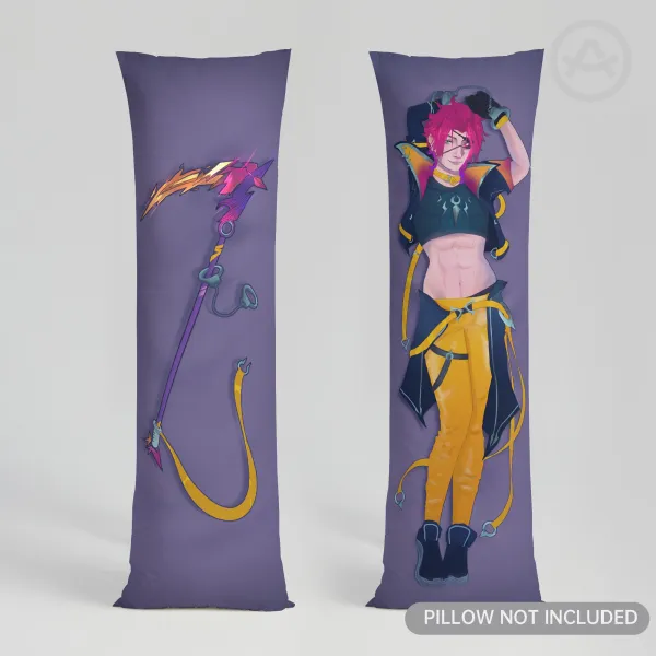 Heartsteel Kayn and Rhaast Body Pillowcase - 19.7"x63"(50x160cm)