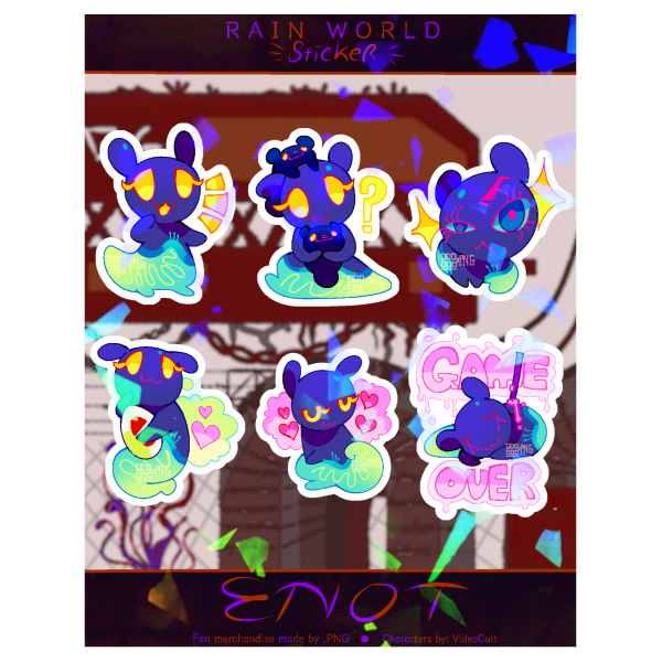 Enot sticker sheet